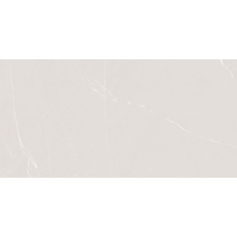 Mexen Windsar White sample of rectified glazed porcelain stoneware, floor-wall tile, gloss - TL164-02-S