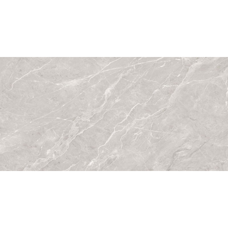 Mexen Versace Grey glazed rectified porcelain stoneware sample. G1, floor-wall tile, gloss - TL168-02-S