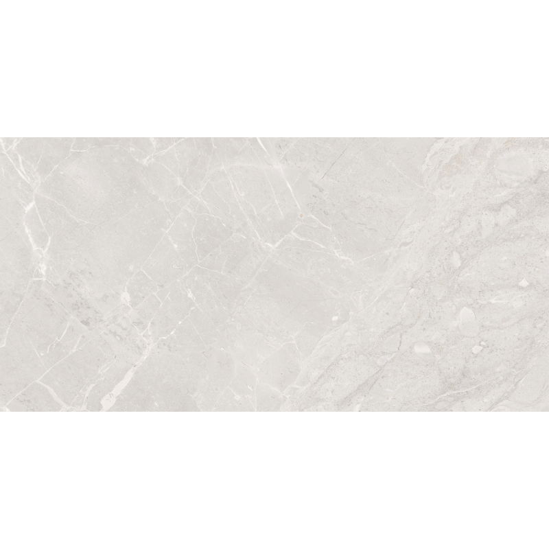 Mexen Valencia Bianco glazed rectified porcelain tile sample G1, floor-wall tile 120 x 60 cm, gloss - TL169-02-S
