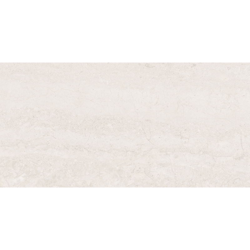 Mexen Dayno White sample of glazed rectified porcelain tile G1, floor-wall tile, glossy - TL166-00-S