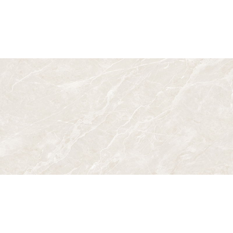 Mexen Versace Bianco glazed rectified porcelain tile sample G1, floor and wall tile, glossy - TL168-01-S