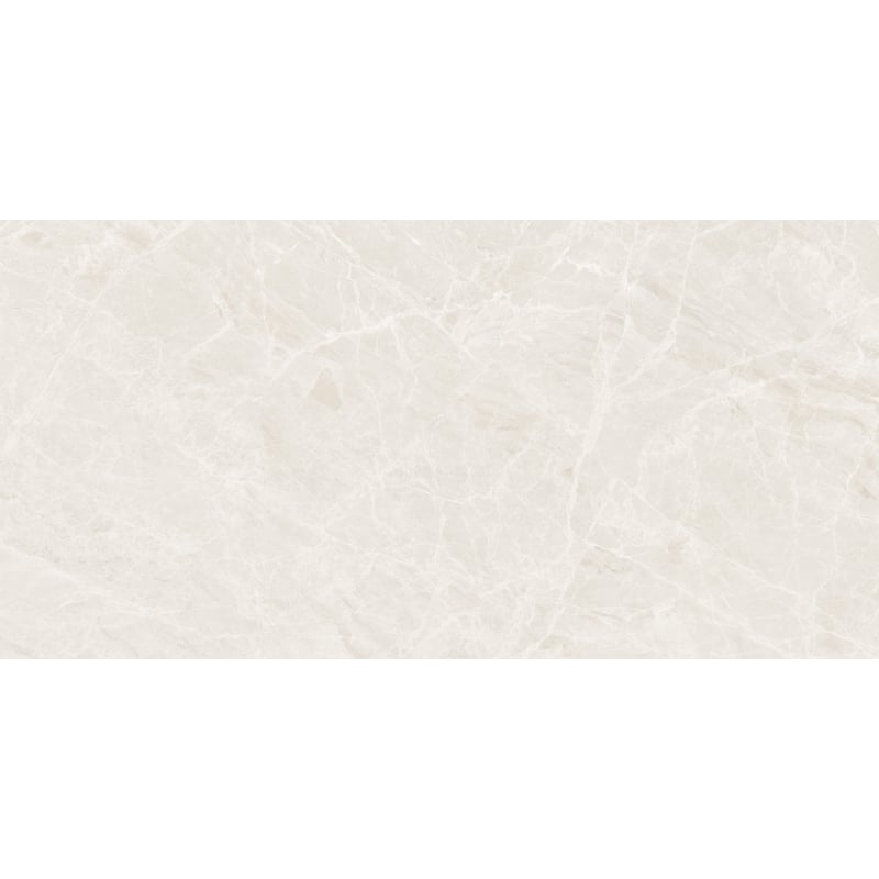 Mexen Versace Bianco glazed rectified porcelain tile sample G1, floor and wall tile, glossy - TL168-01-S