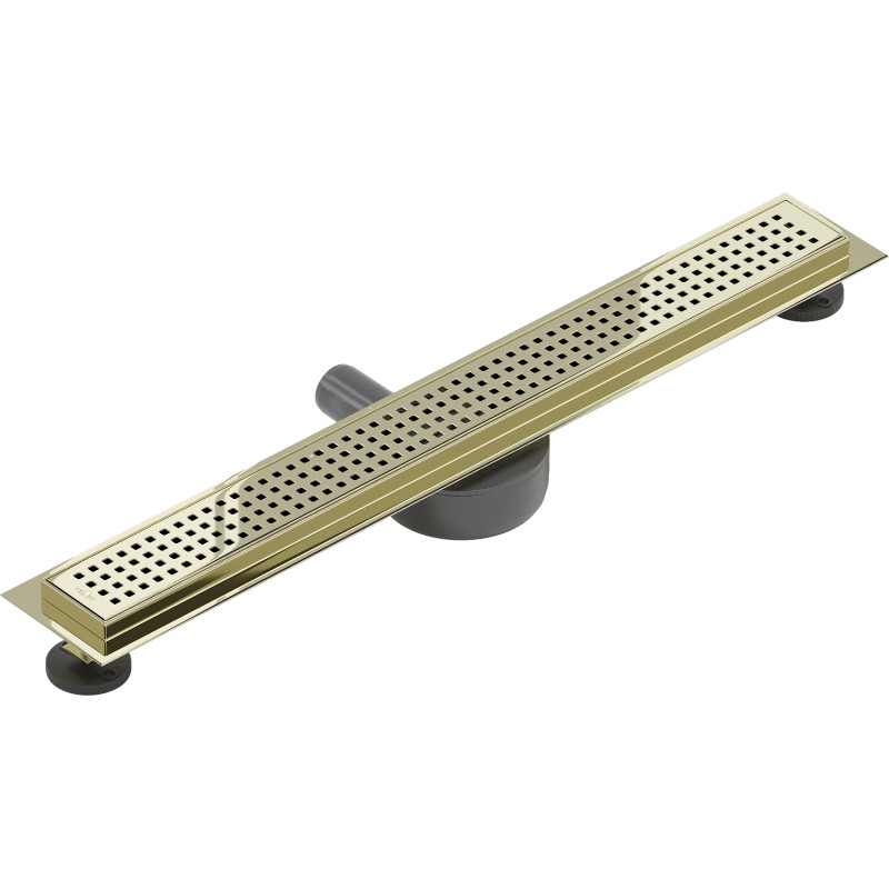 Mexen Flat 360° M08 rotary linear drain 60 cm, gold - 1525060-40