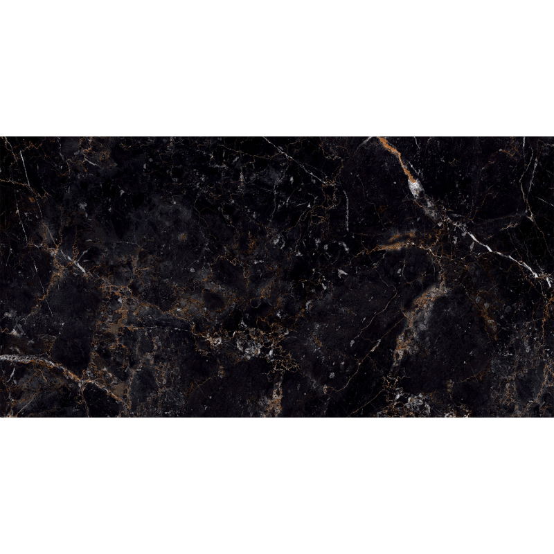 Mexen Champion Black glazed rectified tile sample G1, floor and wall tile, high gloss - TL202-00-S