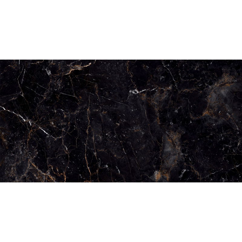 Mexen Champion Black glazed rectified tile sample G1, floor and wall tile, high gloss - TL202-00-S