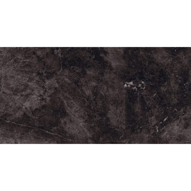 Mexen Merison Black glazed rectified porcelain sample G1, floor and wall tile, high gloss - TL203-00-S