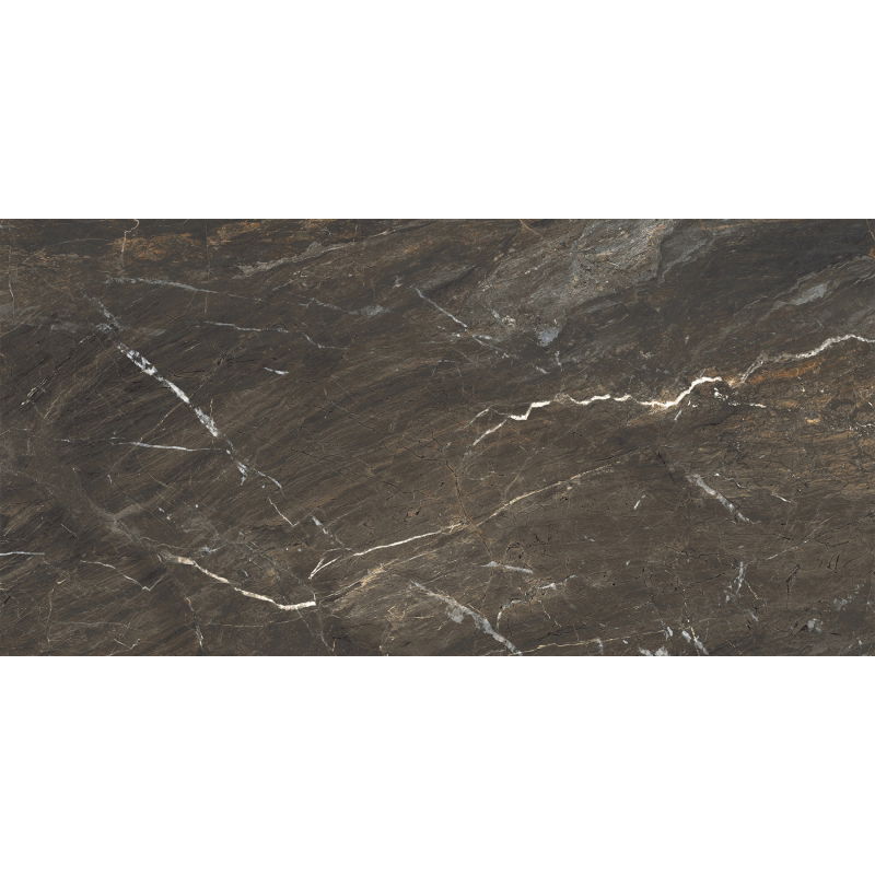 Mexen Sintra Bronze glazed rectified porcelain tile sample. Floor-wall tile, high gloss - TL204-01-S