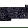 Mexen Rokocha Black glazed rectified porcelain sample G1, floor-wall tile 120 x 60 cm, high gloss - TL205-01-S