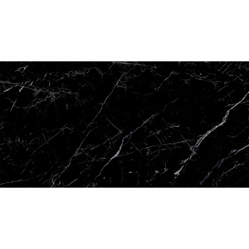 Mexen Simba Black glazed rectified gres sample G1, floor and wall tile 120 x 60 cm, high gloss - TL210-00-S