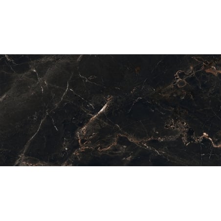 Mexen Marquino Black glazed rectified G1 gres sample, floor-wall tile 120 x 60 cm, high gloss - TL214-00-S