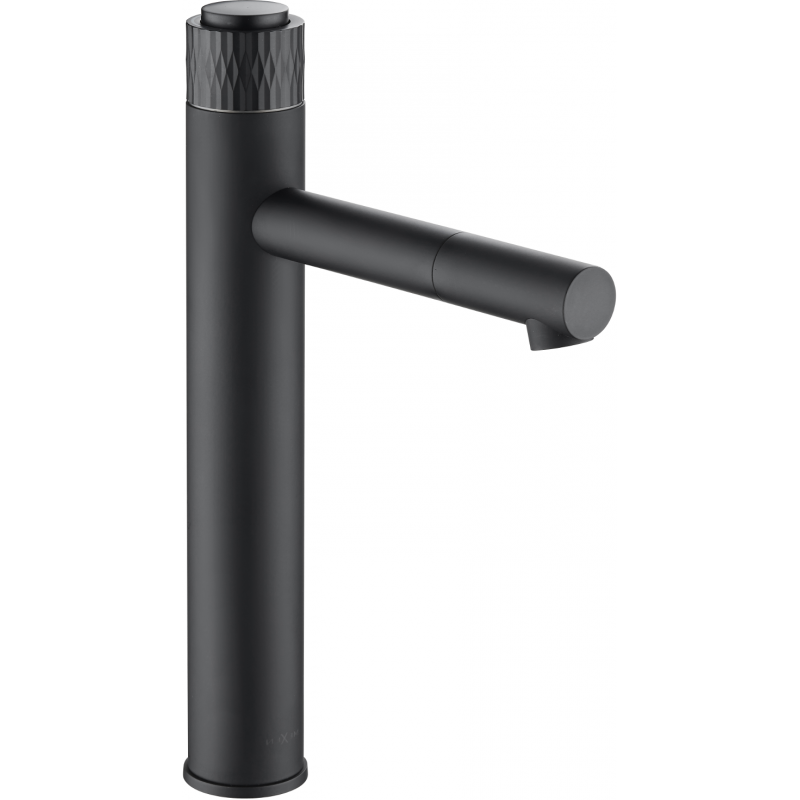 Mexen Diamond high washbasin mixer tap, Black - 71510-70