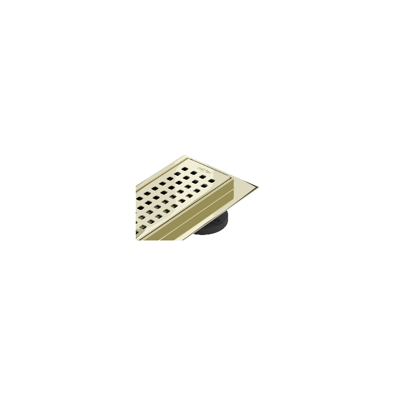 Mexen Flat 360° M08 swivel linear drain 80 cm, Gold - 1525080-40