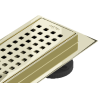 Mexen Flat 360° M08 Rotating Linear Drain 80 cm, Gold - 1525080-40