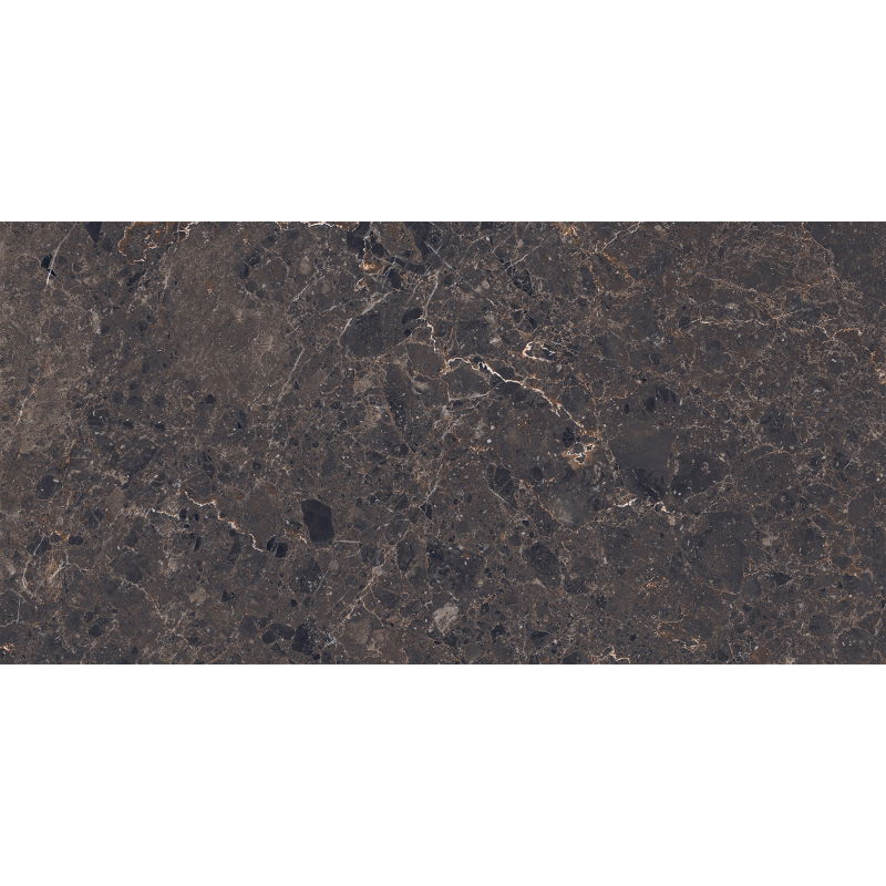 Mexen Slik Emperador Brown Glazed Rectified Porcelain Sample G1, Floor-Wall Tile, High Gloss - TL207-00-S