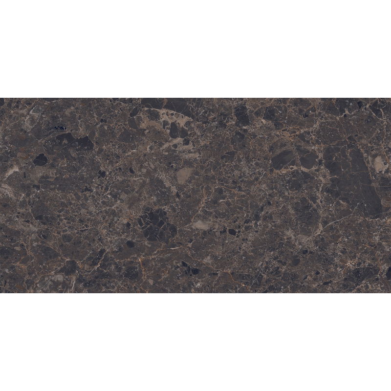 Mexen Slik Emperador Brown Glazed Rectified Porcelain Sample G1, Floor-Wall Tile, High Gloss - TL207-00-S