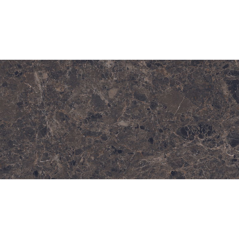 Mexen Slik Emperador Brown Glazed Rectified Porcelain Sample G1, Floor-Wall Tile, High Gloss - TL207-00-S