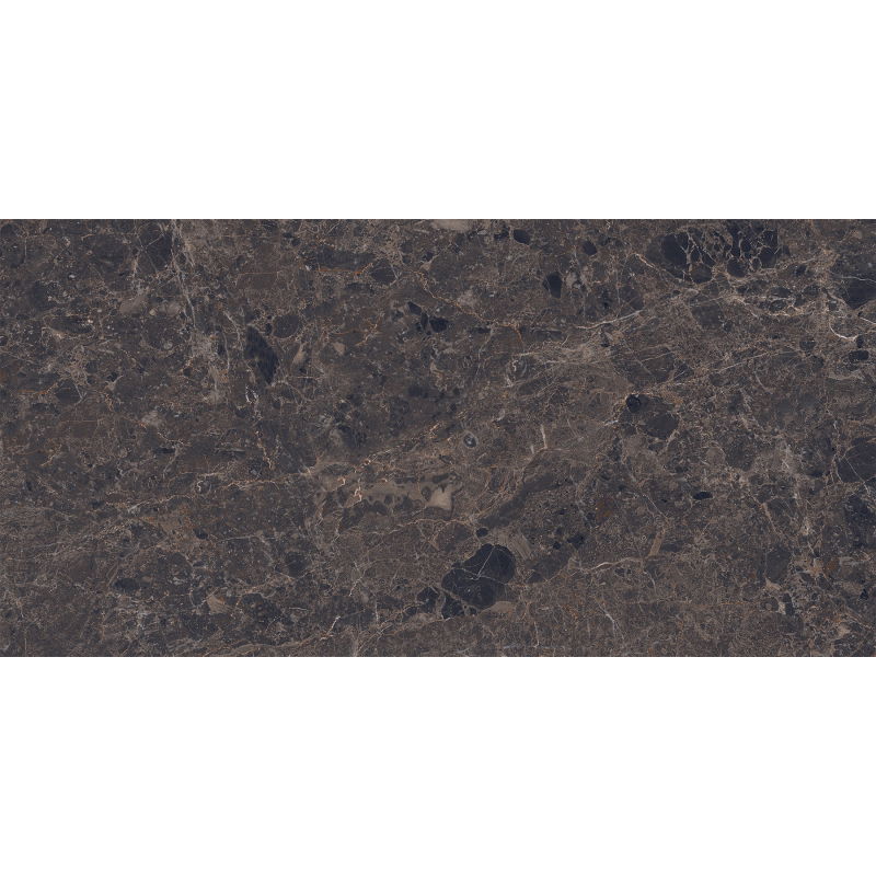 Mexen Slik Emperador Brown Glazed Rectified Porcelain Sample G1, Floor-Wall Tile, High Gloss - TL207-00-S