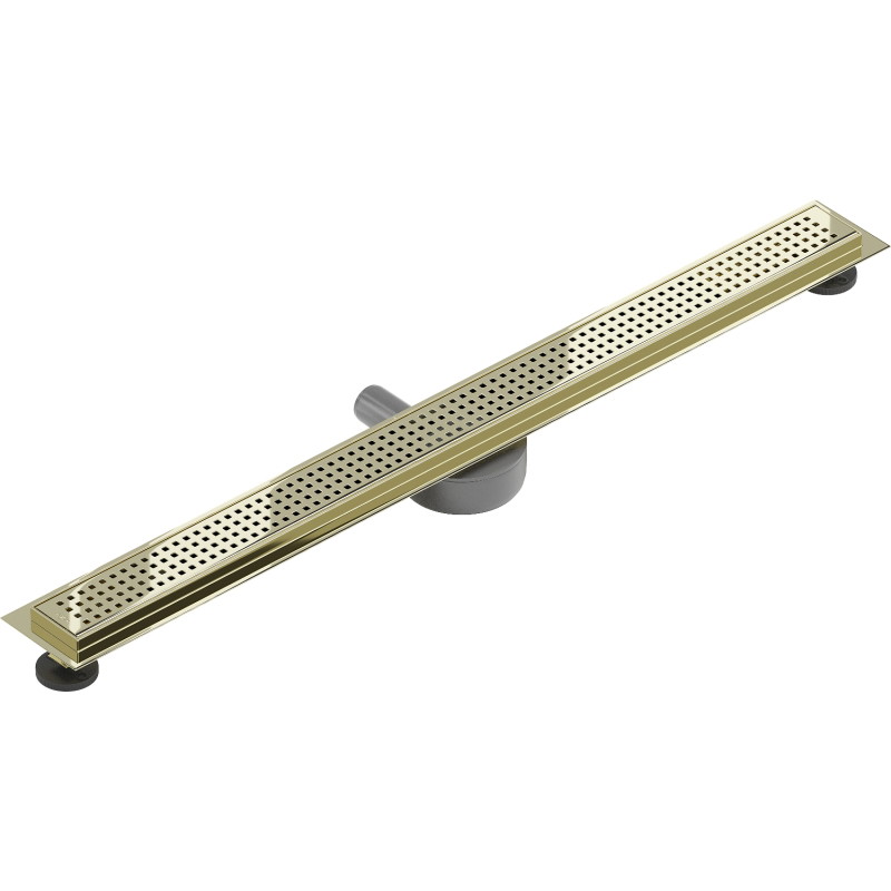 Mexen Flat 360° M08 Rotatable Linear Drain 90 cm, Gold - 1525090-40