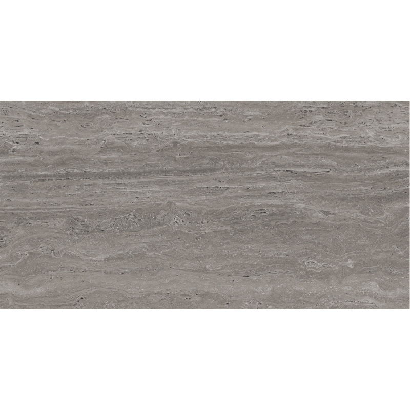 Mexen Neo Travertino Black glazed rectified porcelain stoneware sample G1, floor-wall tile, matte - TL302-06-S