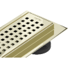 Mexen Flat 360° M08 linear rotary drain 100 cm, gold - 1525100-40