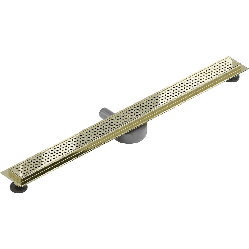 Mexen Flat 360° M08 rotational linear drain 100 cm, gold - 1525100-40