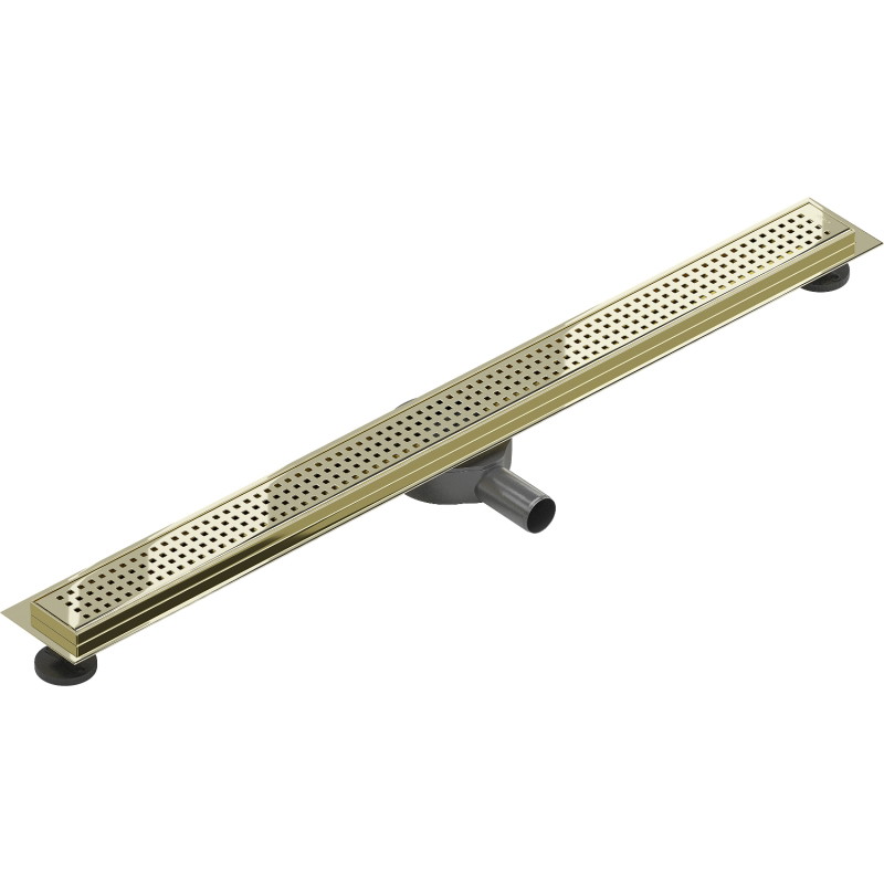 Mexen Flat 360° M08 rotatable linear drain 100 cm, gold - 1525100-40