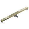 Mexen Flat 360° M15 100 cm Rotating Linear Drain, Gold - 1524100-40
