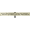 Mexen Flat 360° M15 Rotating Linear Drain 100 cm, Gold - 1524100-40