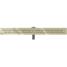 Mexen Flat 360° M15 80 cm Gold Rotating Linear Drain - 1524080-40