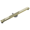 Mexen Flat 360° M15 80 cm Gold Rotating Linear Drain - 1524080-40