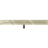 Mexen Flat 360° M18 swivel linear drain 100 cm, Gold - 1523100-40