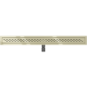 Mexen Flat 360° M18 swivel linear drain 80 cm, Gold - 1523080-40