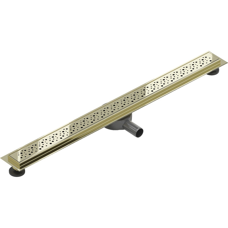 Mexen Flat 360° M12 Rotating Linear Drain 90 cm, Gold - 1521090-40
