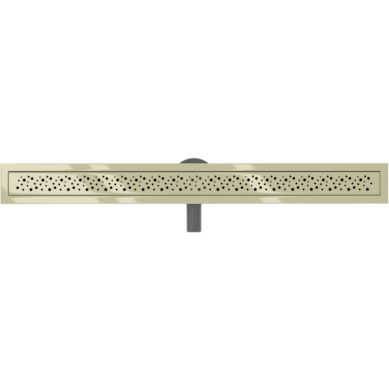 Mexen Flat 360° M12 Rotating Linear Drain 80 cm, Gold - 1521080-40