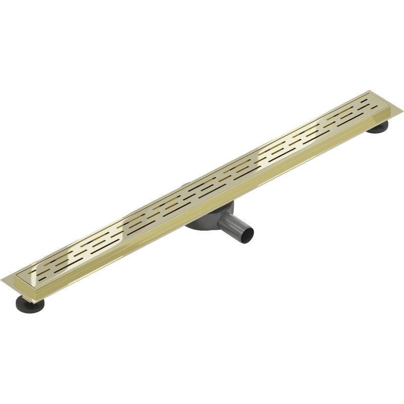 Mexen Flat 360° M01 rotational linear drain 100 cm, gold - 1520100-40