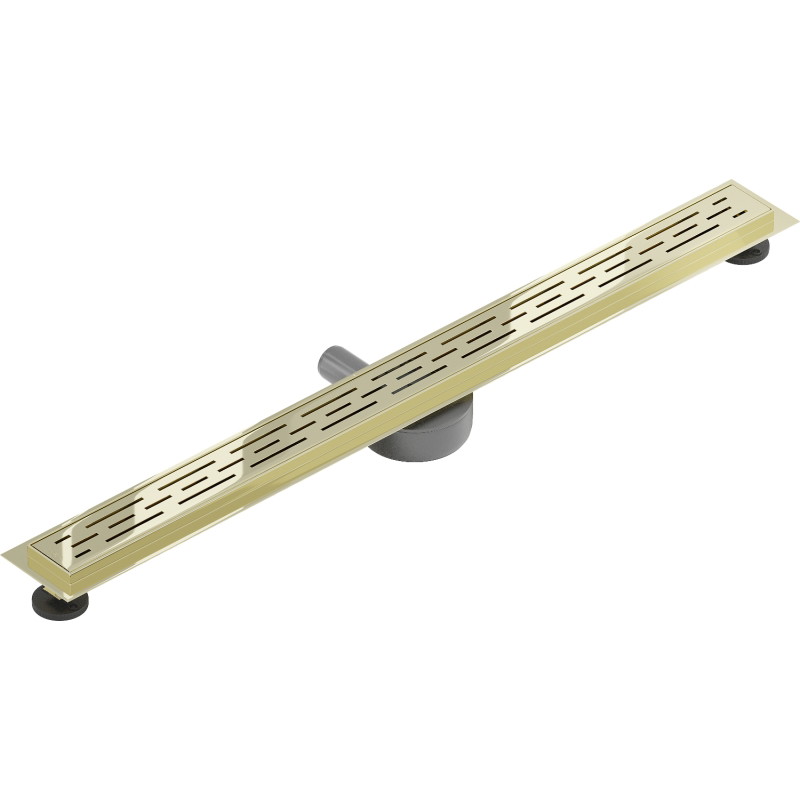 Mexen Flat 360° M01 rotational linear drain 100 cm, gold - 1520100-40