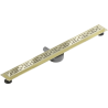 Mexen Flat 360° M01 Rotatable Linear Drain 90 cm, Gold - 1520090-40