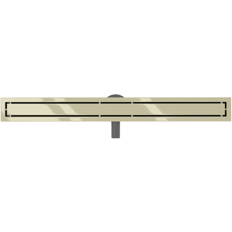 Mexen Flat 360° M13 2-in-1 Rotating Linear Drain 100 cm, Gold - 1510100-40