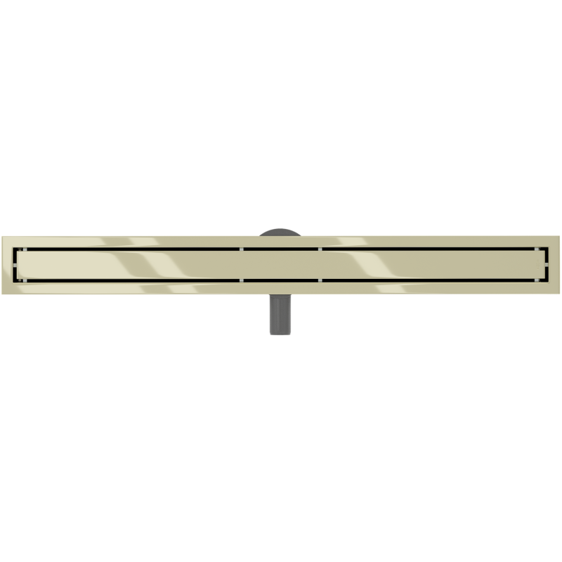 Mexen Flat 360° M13 Rotating Linear Drain 2-in-1 90 cm, Gold - 1510090-40