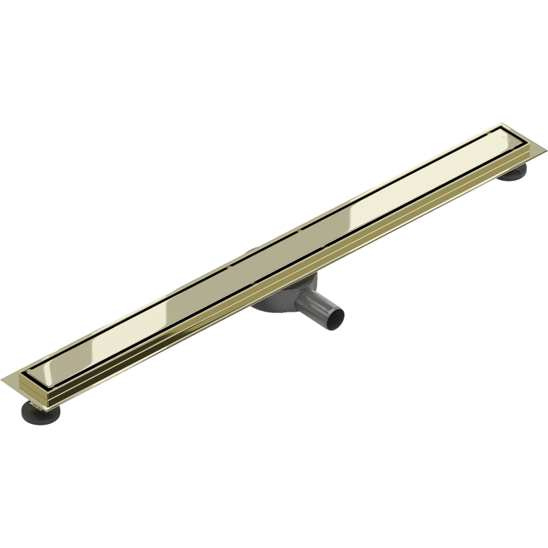Mexen Flat 360° M13 Rotating Linear Drain 2-in-1 90 cm, Gold - 1510090-40