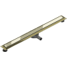 Mexen Flat 360° M13 Rotational Linear Drain 2-in-1 90 cm, Gold - 1510090-40