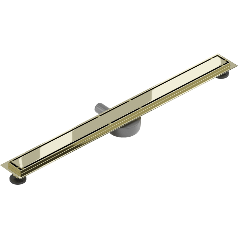 Mexen Flat 360° M13 Rotating Linear Drain 2-in-1 90 cm, Gold - 1510090-40