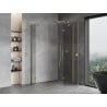 Mexen Mist H Duo hinged shower enclosure 70 x 85 cm, transparent, gold - 8A5-070L-085P-50-00