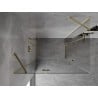 Mexen Mist-H Duo shower enclosure hinged left 110 x 105 cm, transparent, gold - 8A5-1105L-105P-50-00 - 8A5-110L-105P-50-00