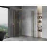 Mexen Mist H Duo shower cabin hinged 115 x 105 cm, transparent, gold - 8A5-115L-105P-50-00