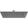 Mexen Slim shower head 25 x 25 cm, brushed gun gray - 79125-66