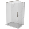 Mexen Rox-3S L 3-sided sliding shower cabin 110 x 120 cm, transparent, brushed nickel - 8C2L-110-120-97-00-3S