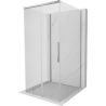 Mexen Rox-3S 3-sided sliding shower cabin 95 x 95 cm, transparent, chrome - 8C2-095-095-01-00-3S