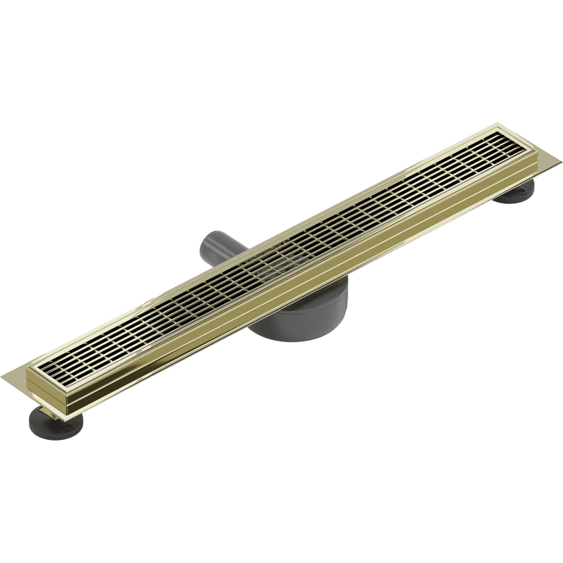 Mexen Flat 360° M33 Rotating Linear Drain 50 cm, Gold - 1533050-40