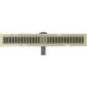 Mexen Flat 360° M33 swivel linear drain 50 cm, Gold - 1533050-40